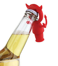 Load image into Gallery viewer, Joie Devil Wine Bottle Stopper, Red