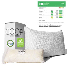Load image into Gallery viewer, Coop Home Goods - Premium Adjustable Loft Pillow - Cross-Cut Memory Foam Fill - Lulltra Washable Cover from Bamboo Derived Rayon - CertiPUR-US/GREENGUARD Gold Certified - Queen