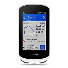 Load image into Gallery viewer, Garmin Edge Explore 2 (Power Mount) Bicycle Computer - Touchscreen & Easy to Use Cycling GPS, Maps, & Traffic Updates | Bundle w/PlayBetter Silicone Case (White) & Tempered Glass Screen Protectors