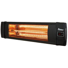 Load image into Gallery viewer, Dr Infrared Heater DR-238 Carbon Infrared Outdoor Heater for Restaurant, Patio, Backyard, Garage, and Decks, Standard, Black