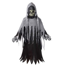 Load image into Gallery viewer, yolsun Grim Reaper Costume for Kids Soul Taker Dress (10-12 Years) Black