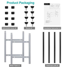 Load image into Gallery viewer, 2-Tier Expandable Shoe Rack, Stackable and Adjustable Shoes Organizer Storage Shelf, Sturdy and Durable Metal Structure Free Standing Shoe Rack for Closet Entryway Doorway