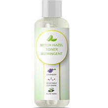 Load image into Gallery viewer, Witch Hazel Toner for Face Alcohol Free Astringent with Pure Lavender Essential Oil & Aloe for Oily Acne Prone + Dry Mature Sensitive Skin to Cleanse + Refresh Skin Natural Skin Care for Men & Women