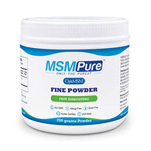 Load image into Gallery viewer, Kala Health MSMPure Fine Powder, Fast Dissolving Organic Sulfur Crystals, 99% Pure Distilled MSM Supplement, Made in USA, 8.8 oz