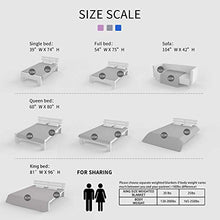 Load image into Gallery viewer, GSLE Weighted Blanket (Grey, 48"x72" Twin Size 12 lbs), Hypoallergenic Cozy Heavy Blanket - Say Goodbye to Restlessness, Usher in a Era of Peace and Fresh Sleep