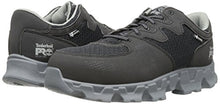 Load image into Gallery viewer, Timberland PRO Men's Powertrain Alloy Toe ESD Industrial Shoe,Black/Grey Microfiber And Textile,9 M US