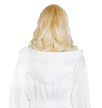 Load image into Gallery viewer, Arus Women's Pacific Style Full Length Hooded Turkish Cotton Bathrobe S/M White