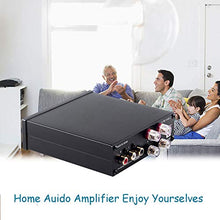 Load image into Gallery viewer, TDA7498E 2 Channel Home Stereo Audio Amplifier, Ansten 2.0CH Bluetooth 5.0 Mini Hi-Fi Class D Integrated Amp Receiver for Home Desktop Speakers 160W x 2 with Bass Treble and USB Port