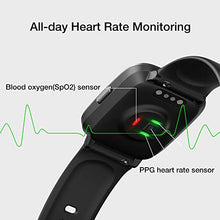 Load image into Gallery viewer, Smart Watch, UMIDIGI UFit Fitness Tracker for Men Women with Blood Oxygen(SpO2) Meter Heart Rate Monitor 5ATM Waterproof, Smartwatch for iPhone Android Phones