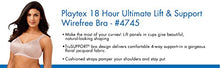 Load image into Gallery viewer, Playtex womens 18 Hour Ultimate Lift and Support Wire Free Bra, Black, 36B
