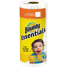 Load image into Gallery viewer, Bounty Essentials 2-Ply Paper Towels, 11" x 10 1/4", Print, 78 Sheets Per Roll, 1 Roll