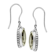 Load image into Gallery viewer, Silpada 'Everafter' Natural Green Amethyst Drop Earrings in Sterling Silver