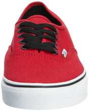 Load image into Gallery viewer, Vans Authentic Skate Shoes (7 M US Women / 5.5 M US Men, Chili Pepper/Black)