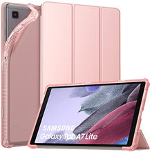 Load image into Gallery viewer, MoKo Case Fits Samsung Galaxy Tab A7 Lite 8.7 Inch SM-T225/T220/T227, Slim Lightweight Smart Case Trifold Stand Case with Soft TPU Translucent Frosted Back Shell for Galaxy Tab A7 Lite - Rose Gold