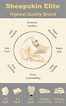 Load image into Gallery viewer, Sheepskin Elite Chamois Drying Cloth Car Drying Towel Real Leather Super Absorbent Fast Drying Natural Chamois Car Wash Cloth Accessory