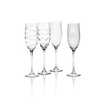 Load image into Gallery viewer, Mikasa Cheers Champagne Flutes, Set of 4