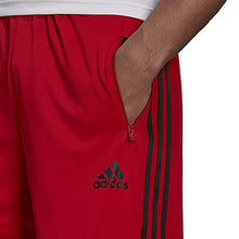 Load image into Gallery viewer, adidas Men's Size Designed 2 Move 3-Stripes Primeblue Shorts, Scarlet/Black, X-Large/Tall