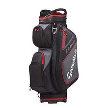 Load image into Gallery viewer, TaylorMade 2019 Golf Select Cart Bag, Black/Red