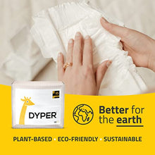 Load image into Gallery viewer, DYPER Bamboo Baby Diapers Size 1 / Newborn | Natural Honest Ingredients | Cloth Alternative | Day & Overnight | Plant-Based + Eco-Friendly | Hypoallergenic for Sensitive Skin | Unscented - 66 Count