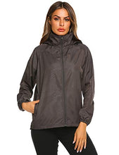 Load image into Gallery viewer, New fashion Waterproof Climbing Running Outdoor Hoodie Coat Sport Cycling Jacket Medium Gray