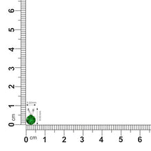 Load image into Gallery viewer, Diamondere Natural and Certified Emerald Solitaire Necklace in 14k White Gold | 0.40 Carat Pendant with Chain