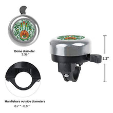 Load image into Gallery viewer, ZYCCW Customized Design Bike Bicycle Bell, Loud Long Crisp Clear Sound for Adults Kids Mountain Road Bike BMX Electric Bike (Evil Eye Hamsa Hand)