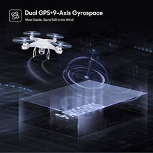 Load image into Gallery viewer, Potensic T25 GPS Drone, FPV RC Drone with Camera 1080P HD WiFi Live Video, Auto Return Home, Altitude Hold, Follow Me, 2 Batteries and Carrying Case