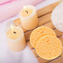 Load image into Gallery viewer, 50-Count Compressed Facial Sponges, GAINWELL Cellulose Facial Sponges, 100% Natural Cosmetic Spa Sponges for Facial Cleansing, Exfoliating Mask, Makeup Removal