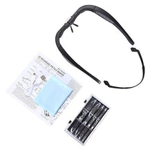 Load image into Gallery viewer, YOCTOSUN Rechargeable Head Magnifier Glasses, Eyeglasses Magnifier with 2 LED Lights and Detachable Lenses 1.5X, 2.5X, 3.5X,5X, Best Magnifying Glasses for Reading and Hobby