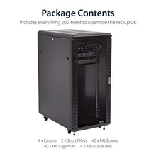 Load image into Gallery viewer, StarTech 25u 36in Knock-down Server Rack Cab