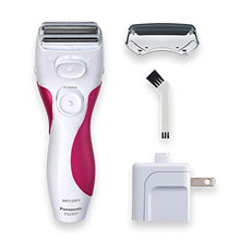Load image into Gallery viewer, Panasonic Electric Shaver for Women, Cordless 3 Blade Razor, Pop-Up Trimmer, Close Curves, Wet Dry Operation, Independent Floating Heads - ES2207P
