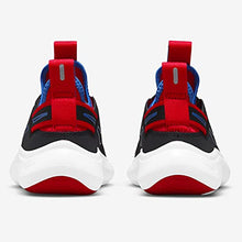 Load image into Gallery viewer, Nike Flex Plus Big Kids Casual Running Shoe, Black/Game Royal, 11 Little Kid