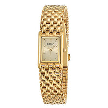 Load image into Gallery viewer, Berny Women's Gold Watch Ladies Wrist Quartz Watches Stainless Steel Band Women Luxury Casual Fashion Watch(Gold Dial)