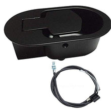 Load image into Gallery viewer, Aluminum Alloy Black Switch Spring Cable, Sofa and Chair Matching Furniture Hardware Accessories Metal Recliner Handle Replacement Parts with Cable