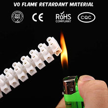 Load image into Gallery viewer, 10 Pieces White Terminal Blocks 12-Position Terminal Strip Dual Row Screw Terminals Electric Wire Connector 4 mm² Wire Gauge, 20Amp 380V