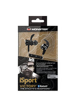 Load image into Gallery viewer, Monster Isport Victory Bluetooth Wireless in-Ear Headphones (Earbuds) - Black with Microphone, Sports Headphones, Running, Noise Isolation