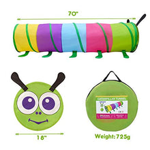 Load image into Gallery viewer, GeerWest Toddlers Tunnel for Kids, Pop Up Crawl Through Baby Tunnel Toy for Children & Dogs Indoor & Outdoor Play, Gifts for Boys Girls Backyard Playset (Modeling Tunnel)