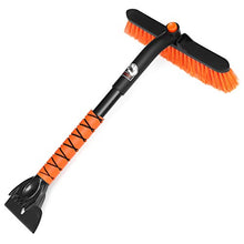 Load image into Gallery viewer, MATCC Car Snow Brush Removal with Ice Scraper and Foam Grip Detachable Snow Mover for Car Auto SUV Truck Windshield Windows