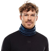 Load image into Gallery viewer, BUFF Adult CoolNet UV+ Multifunctional Headwear and Face Mask, Solid and Patterned Design, Graphite Navy HTR, One Size