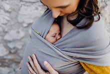 Load image into Gallery viewer, Boba Wrap Baby Carrier, Grey - Original Stretchy Infant Sling, Perfect for Newborn Babies and Children up to 35 lbs