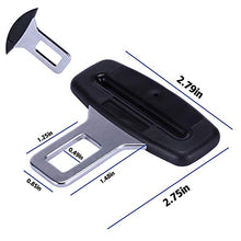 Load image into Gallery viewer, JUSTTOP 2-Pack Car Metal Tongue, Universal for Most Vehicle-Black