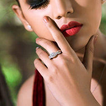 Load image into Gallery viewer, Dazzlingrock Collection 1.80 Carat (ctw) 10K Round Cubic Zirconia CZ Bridal Halo Engagement Ring Set, White Gold, Size 7.5