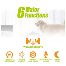 Load image into Gallery viewer, SKYMEE SM-02 Dog Camera Treat Dispenser, WiFi Remote Pet Camera with Two-Way Audio and Night Vision Remote via APP ,Compatible with Alexa