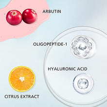 Load image into Gallery viewer, MECMOR Dark Spot Facial Treatment Mask with Arbutin Vitamin C Hyaluronic Acid, Reduce Dark Spots Pigmentation Acne Marks, Hydrating Antiaging Sheet Masks for Sensitive Blemished Skin, 5 Pcs Merry Christmas Gift Happy New Year