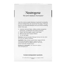 Load image into Gallery viewer, Neutrogena Anti-Residue Clarifying Shampoo, Gentle Non-Irritating Clarifying Shampoo to Remove Hair Build-Up & Residue, 6 fl. oz