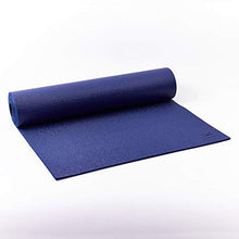 Load image into Gallery viewer, Natural Fitness Eco-Smart Yoga Mat- Extra Long (24” x 80”)- Midnight Blue