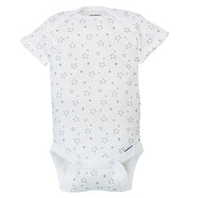 Load image into Gallery viewer, Gerber Baby Girls' 4-Pack Short Sleeve Onesies Bodysuits (0-3 Months, Gray)