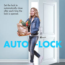 Load image into Gallery viewer, iMagic Keypad Deadbolt, Keyless Entry Deadbolt Lock, Electronic Keypad Door Lock, Auto Lock, 50 User Codes, Easy to Install (Satin Nickel)