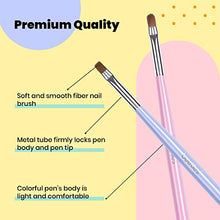 Load image into Gallery viewer, Beetles Nail Art Brushes Set with Nail Tips and Glue Gel Nail Kit, 2 In 1 Nail Gel and Base Gel with 500Pcs Coffin Nails and Innovative UV Lamp Easy DIY Nail Fast Nail Extension Set