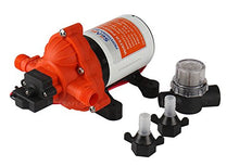 Load image into Gallery viewer, Water Diaphragm Self Priming Pump 3.0 Gallons/min (11.3 Lpm) 45 PSI New Rv / Marine 12 Volt Dc / 12 V Demand Fresh